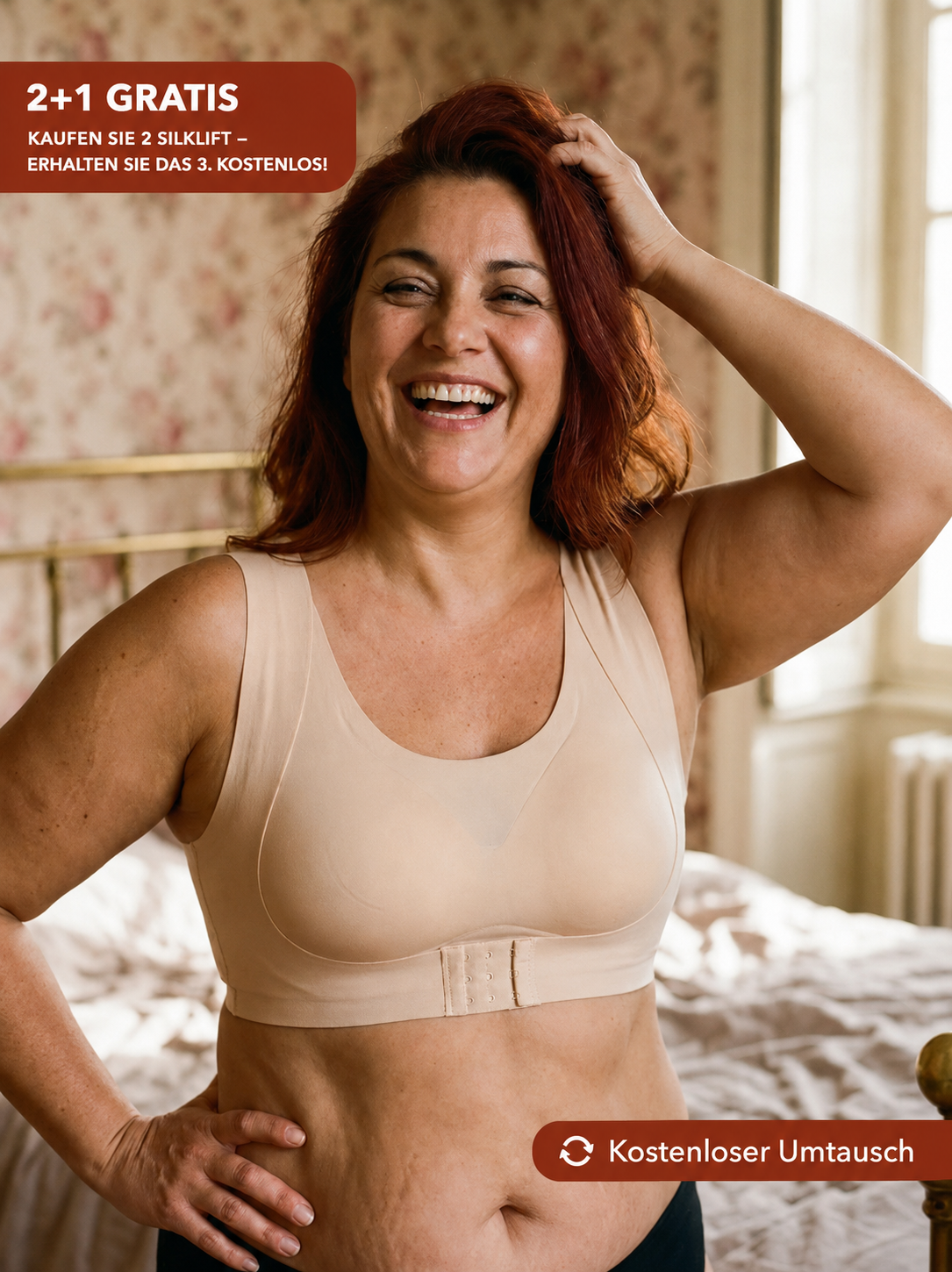 Bellvane Silk Lift™ — Bügelloser BH für natürlichen Halt & Komfort